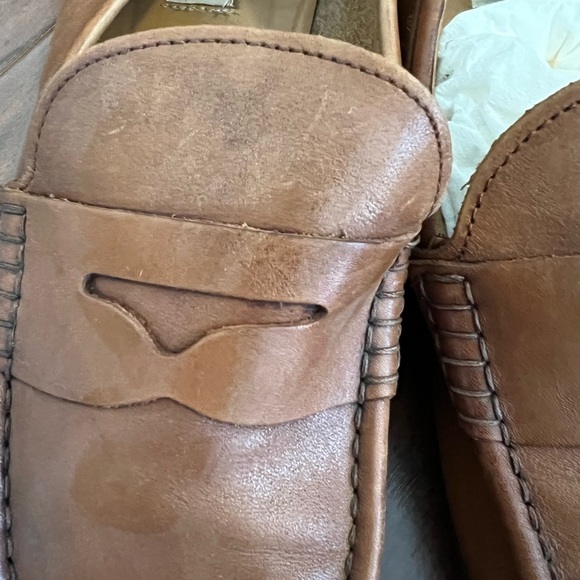 Barney’s New York Brown Slip-on Men’s Loafers Size 13 main image 8